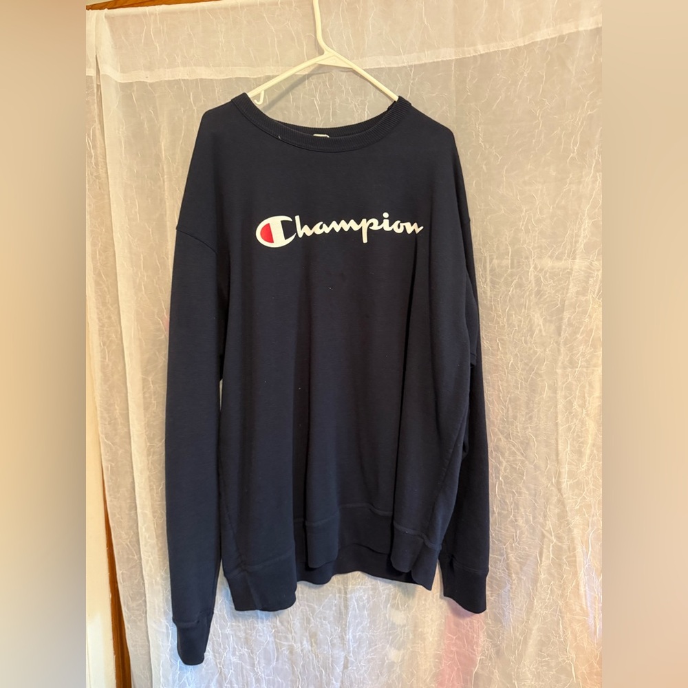 Champion Dark Blue Crewneck Sweatshirt